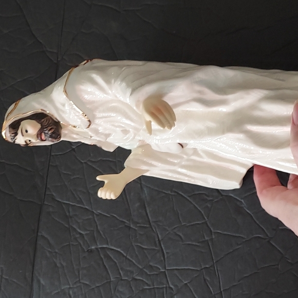 Joseph Figurine 11.5inHx5.5inW Ivory/Gold Trim - Picture 9 of 11